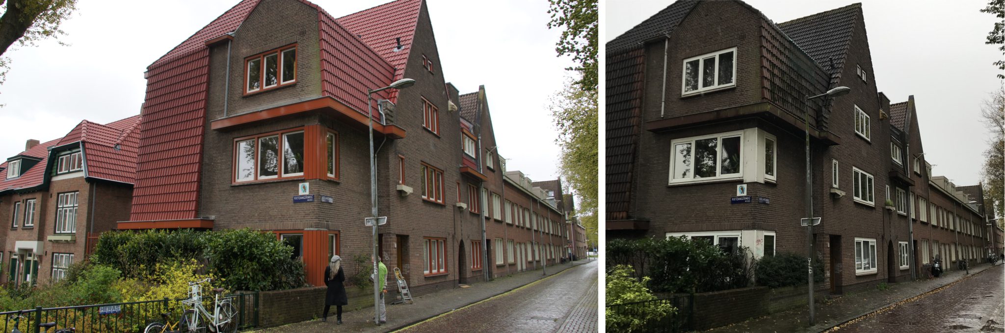Vogelbuurt, Amsterdam - Adelaarsweg (nieuw versus oud)